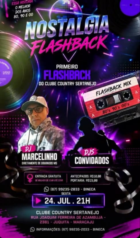 Evento nostalgia-flasback